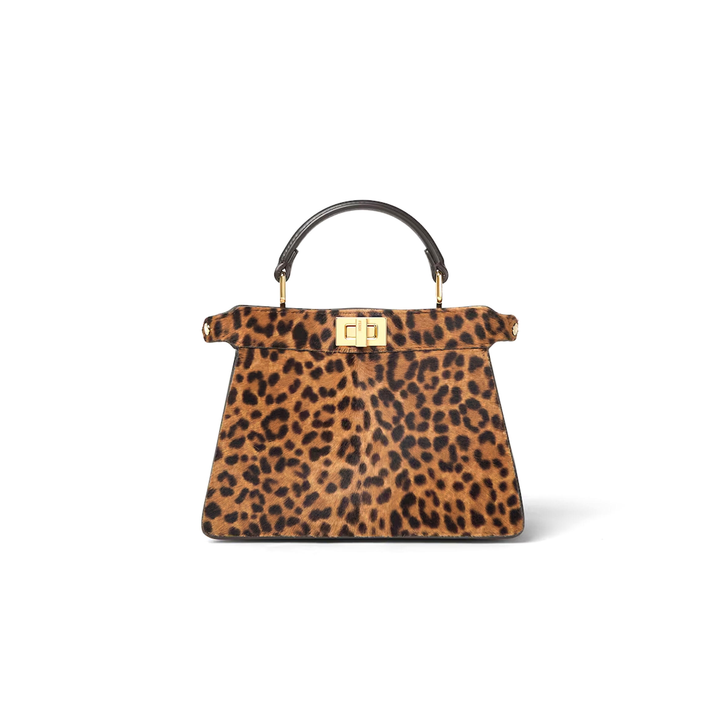 F**di peekaboo iseeu petite printed cavallino calfskin bag 8bn335ayd4f0a6e (20*15.5*11cm)